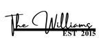 the williams/name sign/BLACK/24 in