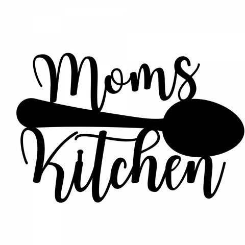 moms kitchen/kitchen sign/BLACK