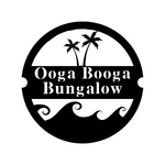 ooga booga bungalow/pool sign/RED