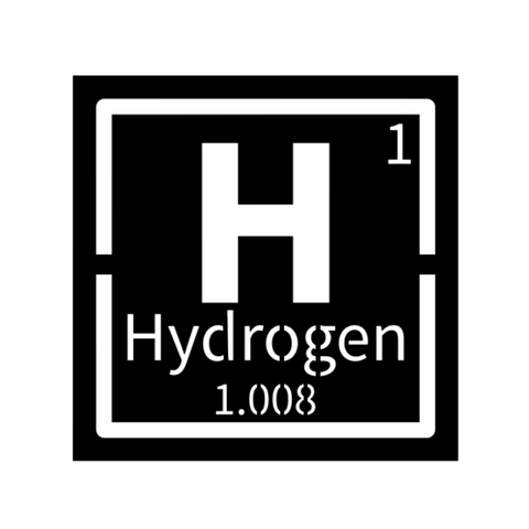 hydrogen/custom sign/BLACK