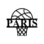 paris/basketball sign/BLACK