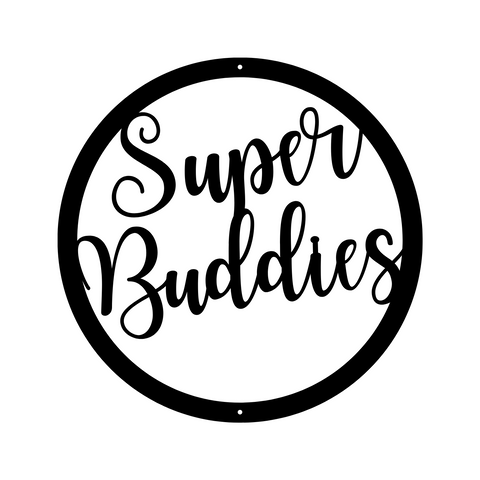 super buddies/custom sign/RED