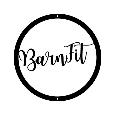 barnfit/custom sign/BLACK