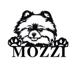 mozzi/pomeranian sign/BLACK