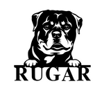 rugar/rottweiler sign/BLACK