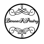 donna k pastry/custom sign/BLACK
