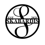 skabardis est 2021/monogram sign/BLACK