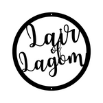 lair of lagom/custom sign/SILVER