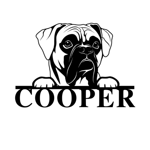 cooper/boxer sign/BLACK
