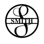 smith/monogram sign/BLACK
