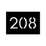 208/apt sign/BLACK