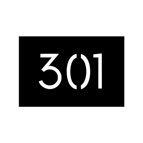 301/apt sign/BLACK