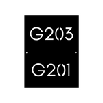 g203 g201/apt sign/BLACK