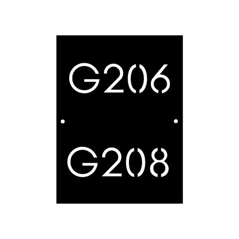 g206 g208/apt sign/BLACK
