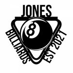 jones billiards est 2021/billiards sign/BLACK