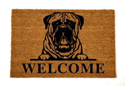 mastiff/welcome doormat