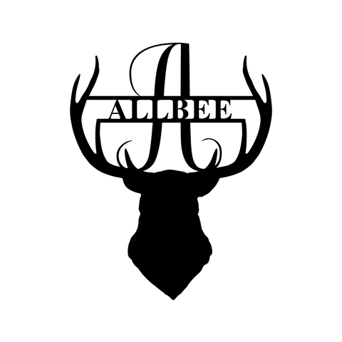 allbee/deer sign/BLACK