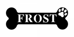 frost/dog bone sign/BLACK