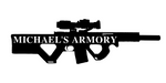 michael's armory/gun sign/BLACK