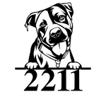 2211/pitbull sign/BLACK