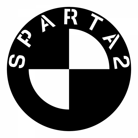 sparta2/custom sign/BLACK