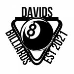 davids billiards est 2021/billiards sign/BLACK