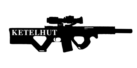 ketelhut/gun sign/BLACK
