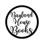 bayland house books/custom sign/BLACK