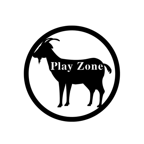 play zone/goat sign/BLACK