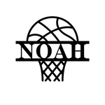 noah/basketball sign/BLACK