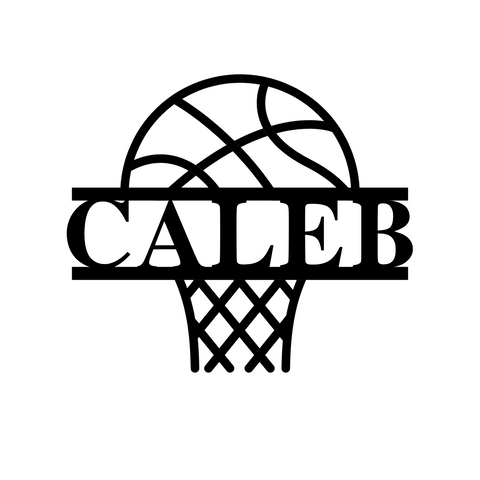 caleb/basketball sign/RED