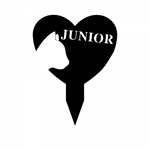 junior/cat memorial sign/BLACK