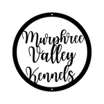murphree valley kennels/custom sign/BLACK