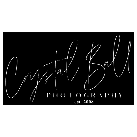 crystal ball photography/custom sign/BLACK