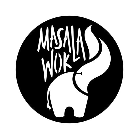 masala wok/custom sign/BLACK