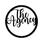 the agency/custom sign/RED
