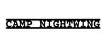 camp nightwing/custom sign/BLACK