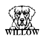 willow/golden retriever sign/SILVER