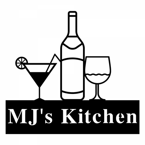 mj's kitchen/bar sign/BLACK
