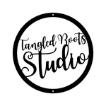 tangled roots studio/custom sign/BLACK