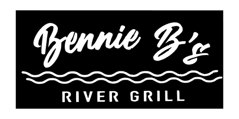 bennie b's river grill/custom sign/BLACK