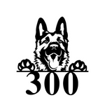 300/german shepherd sign/BLACK