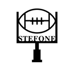 stefone/football sign/BLACK
