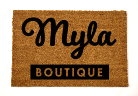 myla boutique/custom doormat