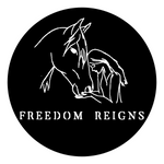 freedom reigns/custom sign/BLACK