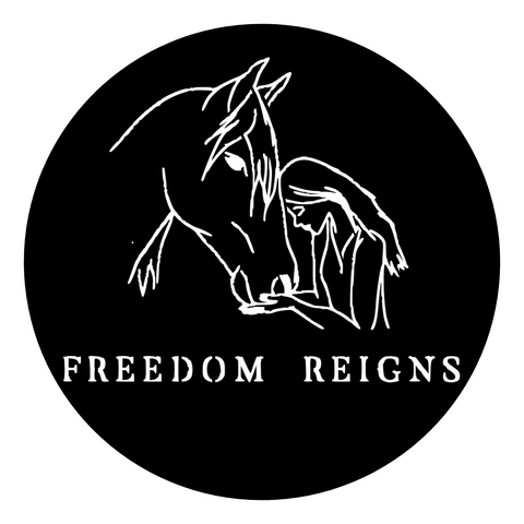 freedom reigns/custom sign/BLACK