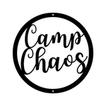 camp chaos/custom sign/BLACK