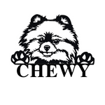 chewy/pomeranian sign/RED