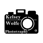 kelsey wolfe photography/camera sign/BLACK