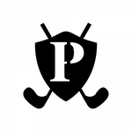 p/golf monogram sign/BLACK
